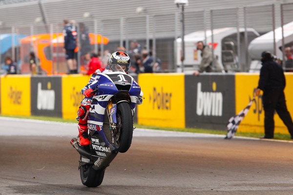 Lorenzo Takes MotoGP Points Lead With Win At Wet, Wild Spain