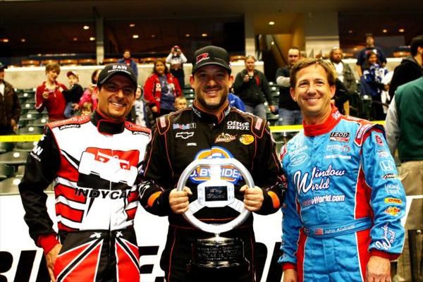 Stewart tops INDYCAR stars in kart race