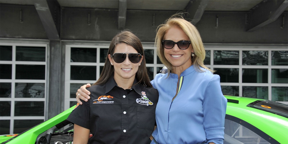 Danica Takes Couric For Fun Ride At IMS To Prepare For Indiana 250