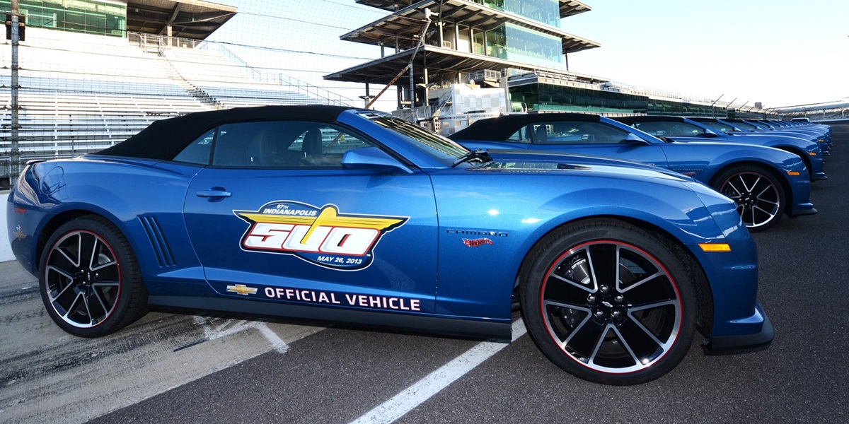 Hot Wheels Camaros Rolling Around Indy as 500 Festival Cars