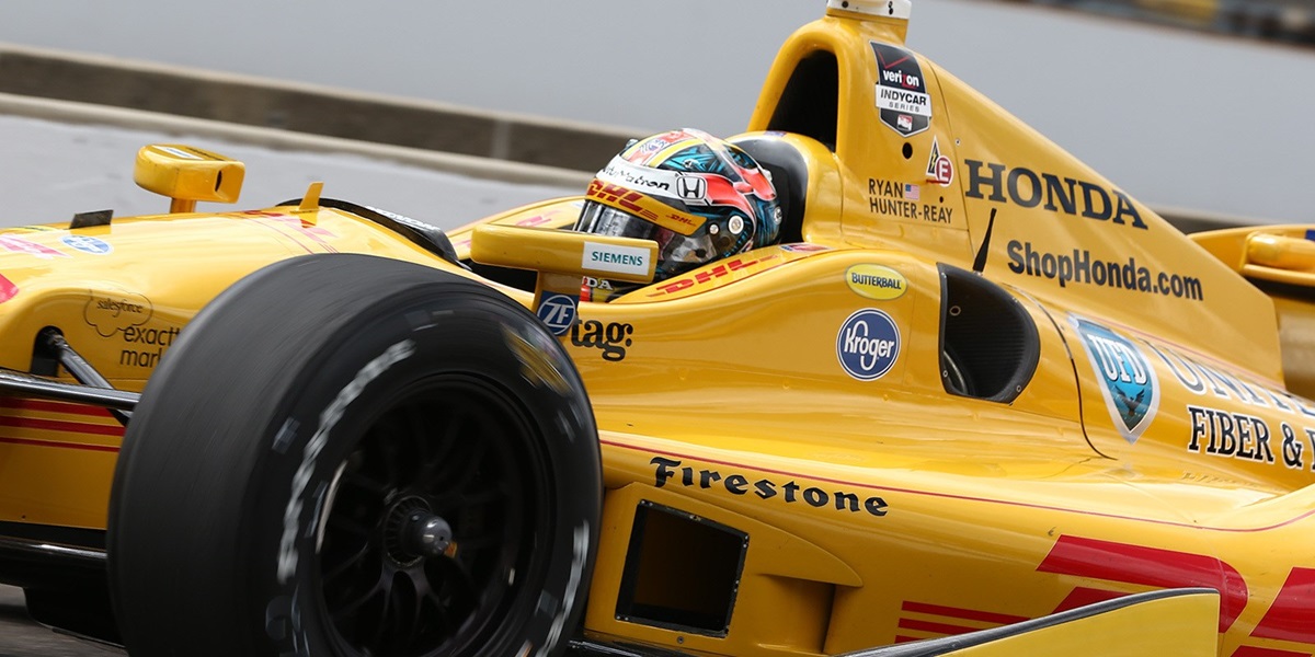 Hunter-Reay Tops 225 in Second '500' Practice