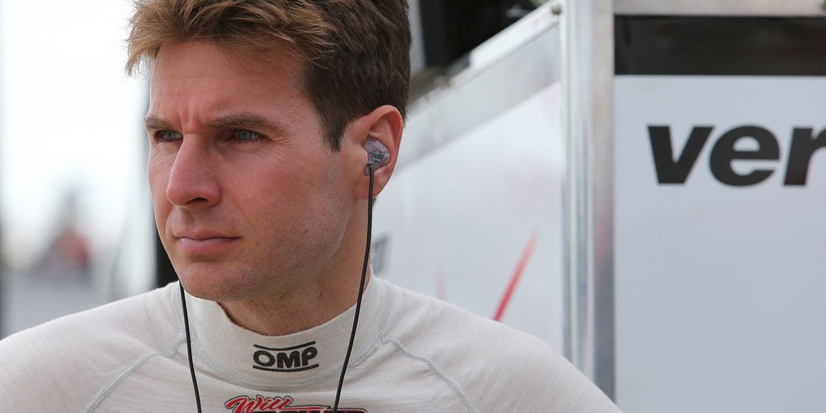 Will Power on pit lane at Detroit