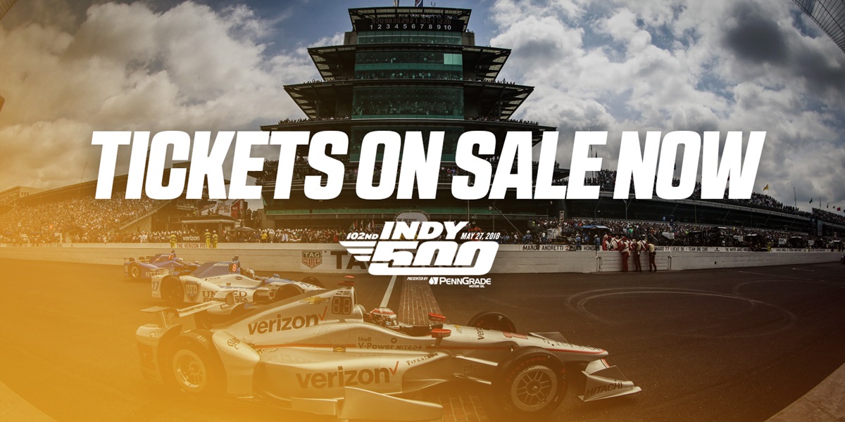 Indy 500 Tickets On Sale Now