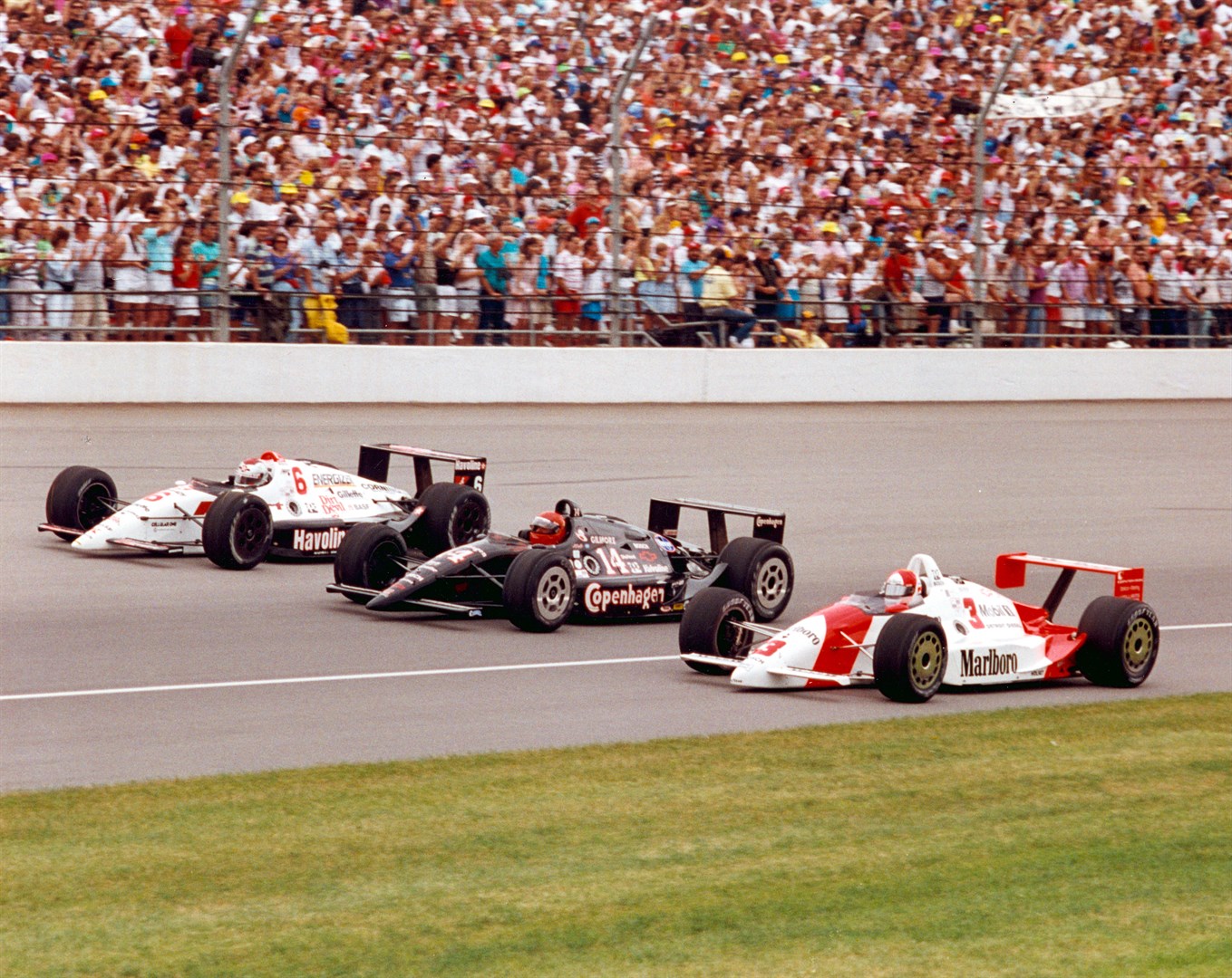 Indianapolis 500 MARIO ANDRETTI RICK MEARS & AJ FOYT Glossy  8x10 Photo Print 