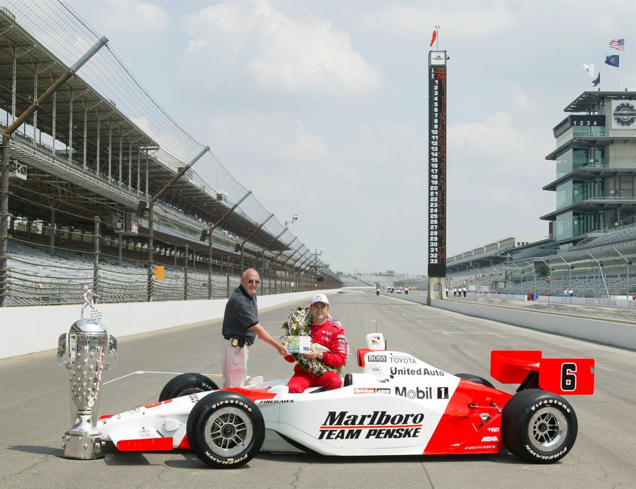 2003 Indianapolis 500 - Post-Race Winner Photo Shoot