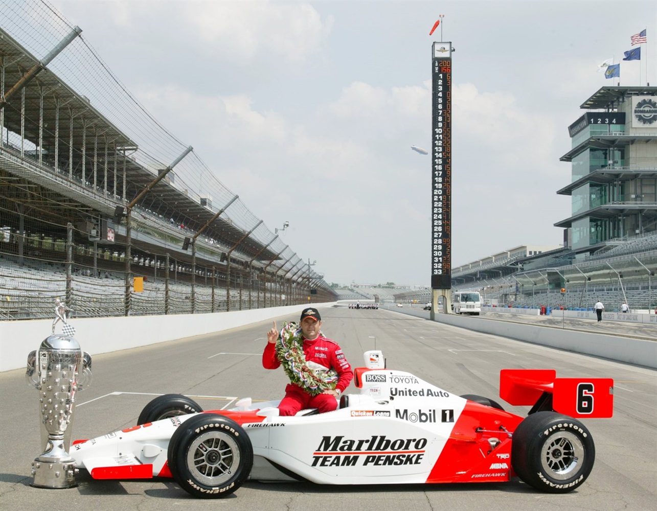 2003 Indianapolis 500 - Post-Race Winner Photo Shoot