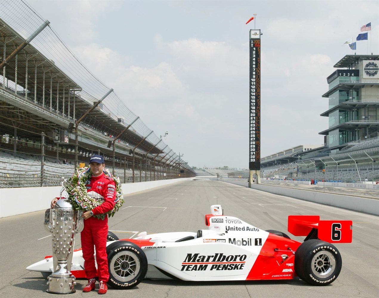 2003 Indianapolis 500 - Post-Race Winner Photo Shoot
