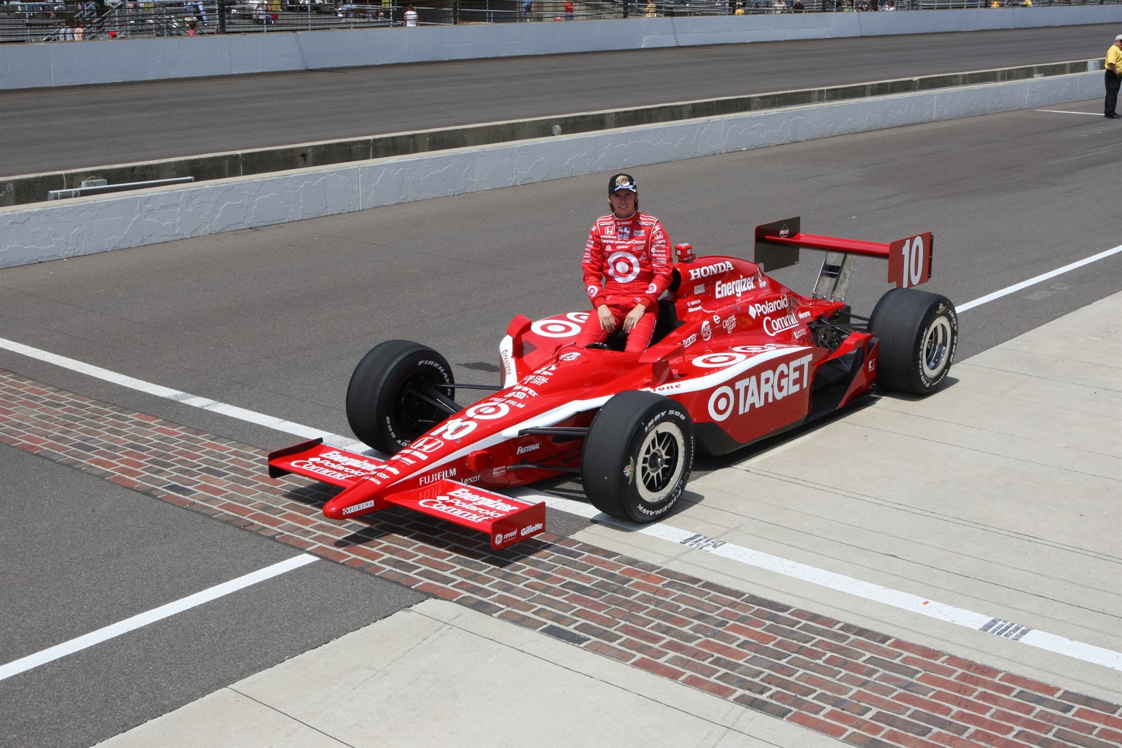 2008 GRAND PRIX INDIANAPOLIS プレイマット 92nd Indianapolis 500 Field -- Pit Lane Driver/Car Photos