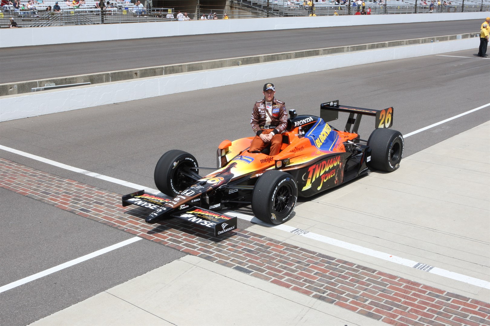 92nd Indianapolis 500 Field -- Pit Lane Driver/Car Photos