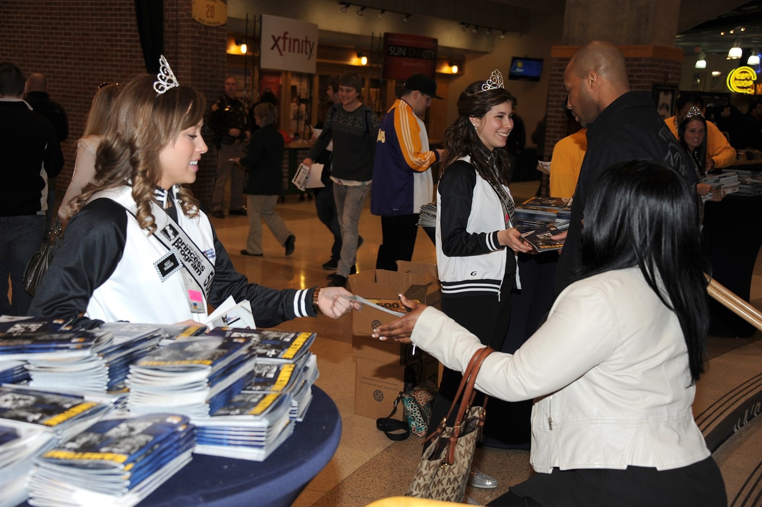 J.R. Hildebrand at Bankers Life Fieldhouse