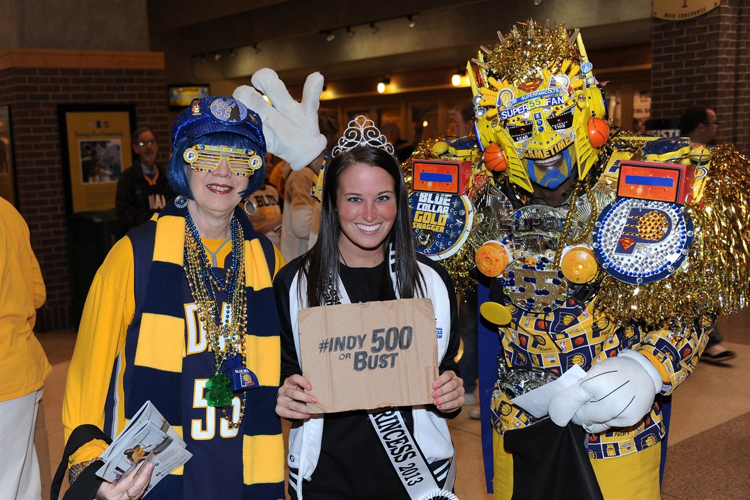 J.R. Hildebrand at Bankers Life Fieldhouse