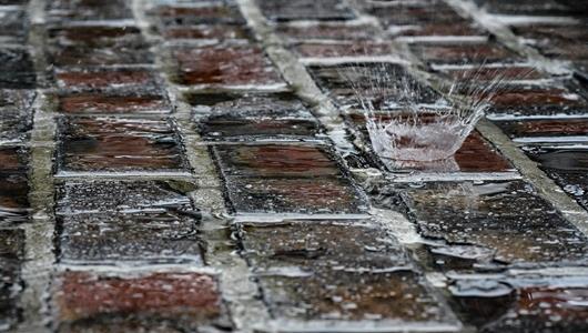 Rain on the Yard of Bricks - Indianapolis 500 Practice - By: James Black