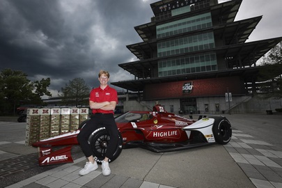 Jacob Abel Unveils Miller High Life Livery for Indianapolis 500 - Thursday, May 8, 2025