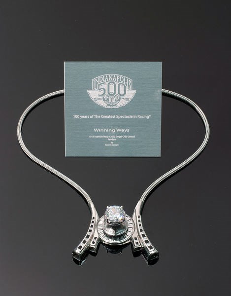 Distinctive Piece Of Jewelry Celebrates 100th Anniversary Indianapolis 500