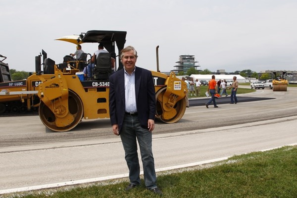 Repaving Of Infield Section Of IMS Road Course Begins