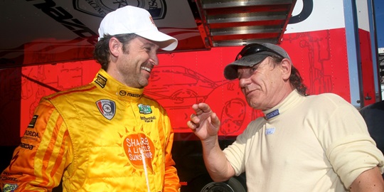 Simon Dempsey Racing Actor Dempsey Steps Into Driving Spotlight In GRAND-AM Race At IMS