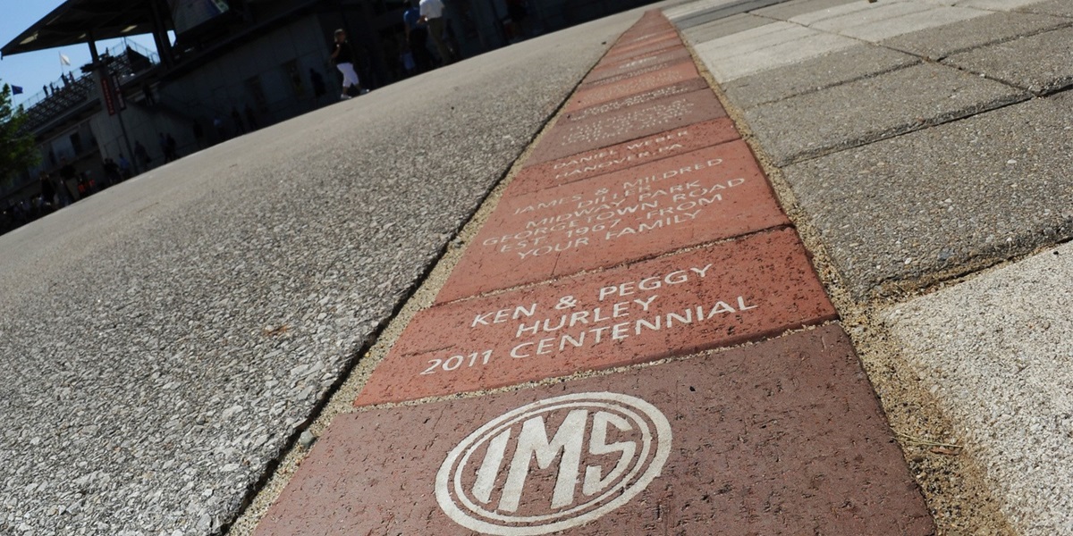 IMS Commemorative Brick Program now offers official Wing & Wheel logo