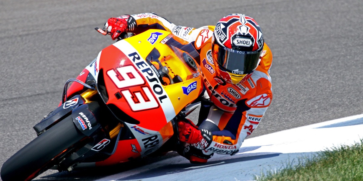 Marquez Breaks Track Record, Wins Red Bull Indianapolis GP Pole