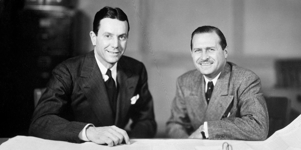Tony Hulman and Wilbur Shaw