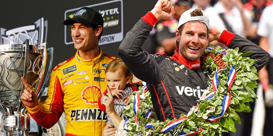 Logano Adds Another Championship Trophy to Team Penske's Overflowing Case