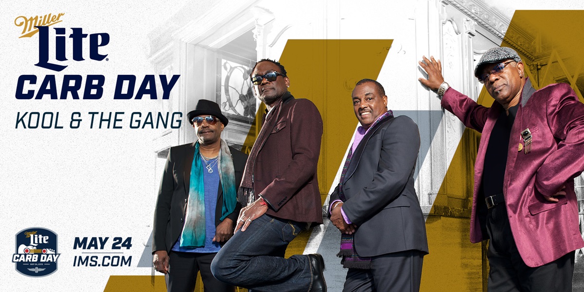Legendary Band Kool & the Gang To Open Miller Lite Carb Day Concert May 24