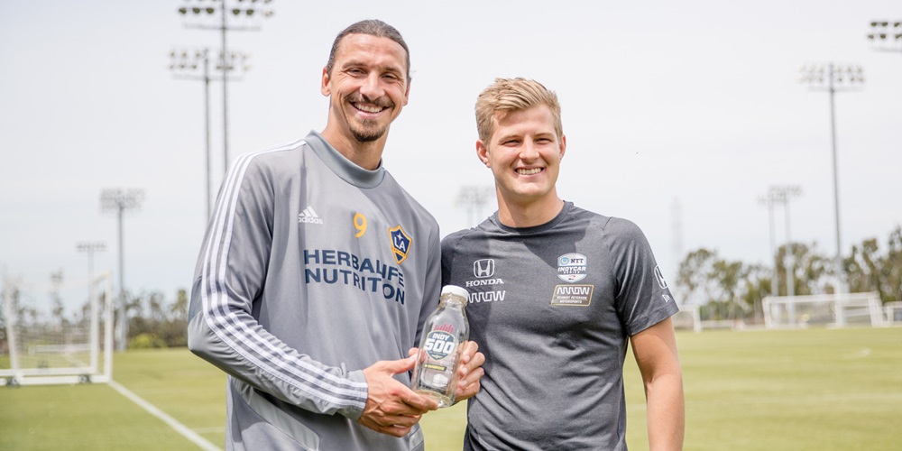Zlatan Ibrahimovic and Marcus Ericsson