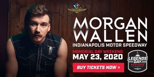 Breakout Artist Morgan Wallen To Play At Firestone Legends Day Concert May 23 At Ims Breakout