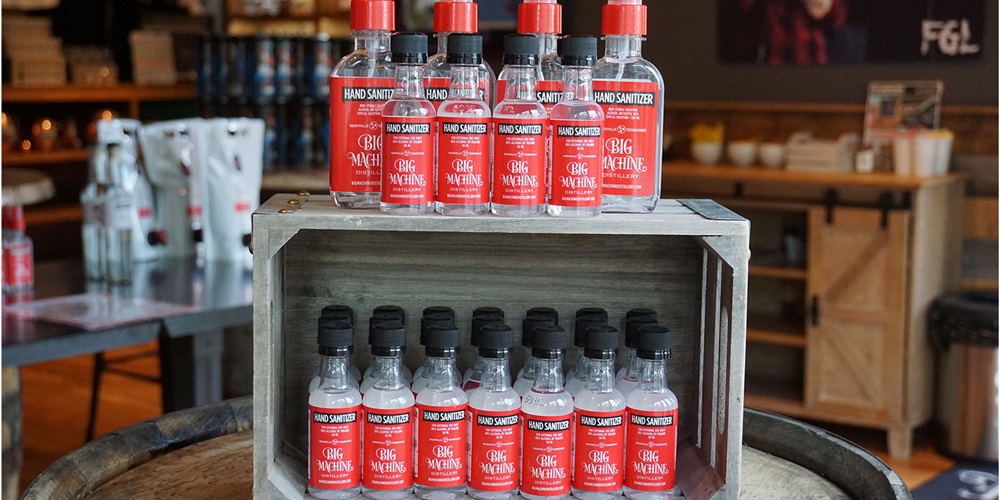 Big Machine Answers Need, Helps Public during Pandemic with New Hand Sanitizer Product
