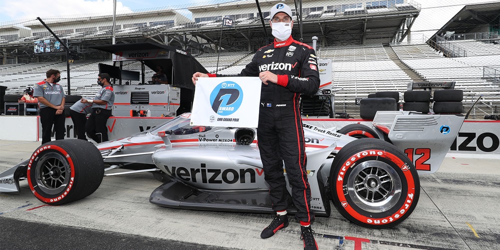 Power Digs Deep To Grab NTT P1 Award for Pole at GMR Grand Prix