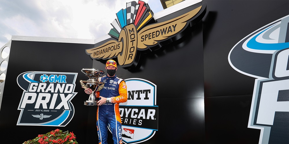 Dixon Runs Away from Field for Breakthrough Victory on IMS Road Course in GMR Grand Prix