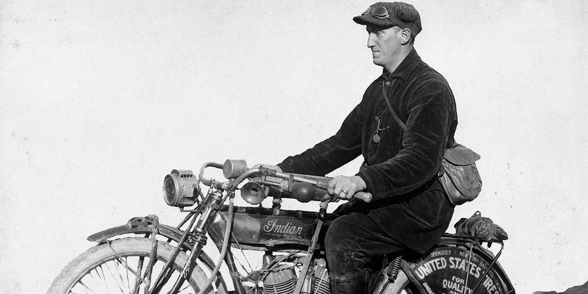 ‘Cannon Ball’ Baker Set Records on Two and Four Wheels in Early Days