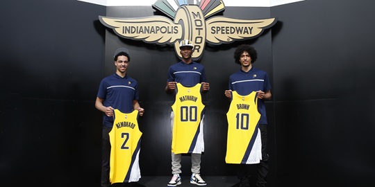 pacers jersey redesign - highlighting the indy 500 with racing