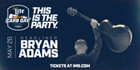 Rock Superstar Bryan Adams To Headline Miller Lite Carb Day Concert May 26 at IMS