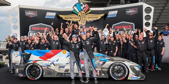 Rahal Letterman Lanigan BMWs Sweep Top Two Spots at Brickyard
