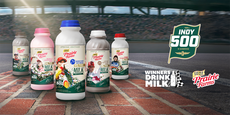 Commemorative Milk Pints, Cartons Give Indy 500 Fans Winning Feeling