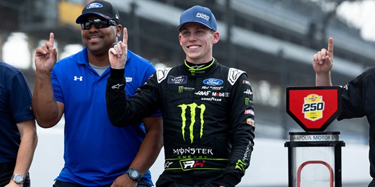 Riley Herbst Eager for First Cup Opportunity at IMS