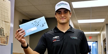 Iconic Blue Envelopes Containing Indy 500 Tickets Mailed to Fans Across Globe