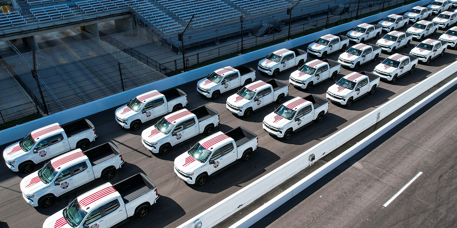 500 Festival vehicles