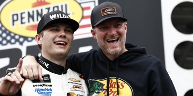 Kvapil Hangs On To Win Pennzoil 250 in Top-Four Sweep by JR Motorsports