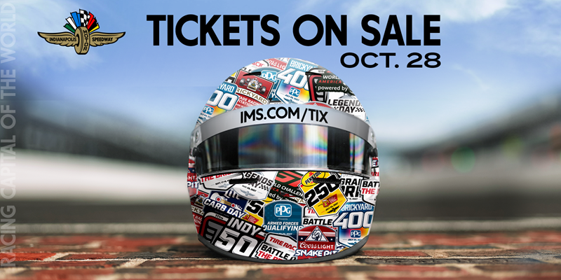 2027 IMS Event Tickets On Sale Now at IMS.com, Ticket Office