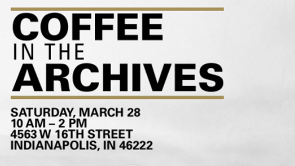 Coffee in the Archives graphic