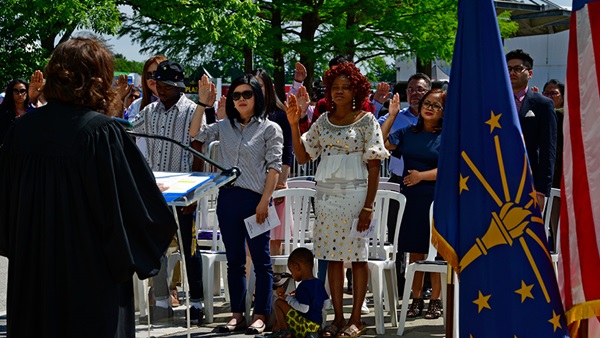Naturalization ceremony