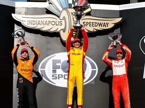 Victory podium of the 2025 Sonsio Grand Prix