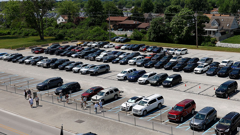 Parking at Indianapolis Motor Speedway