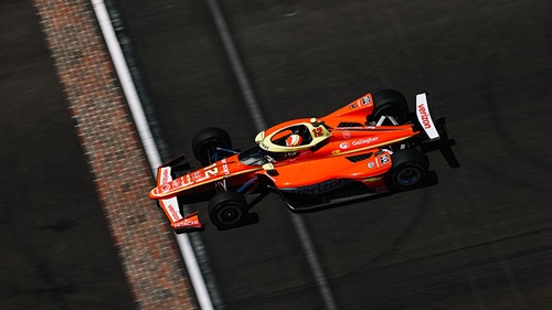 David Malukas crosses the yard of bricks