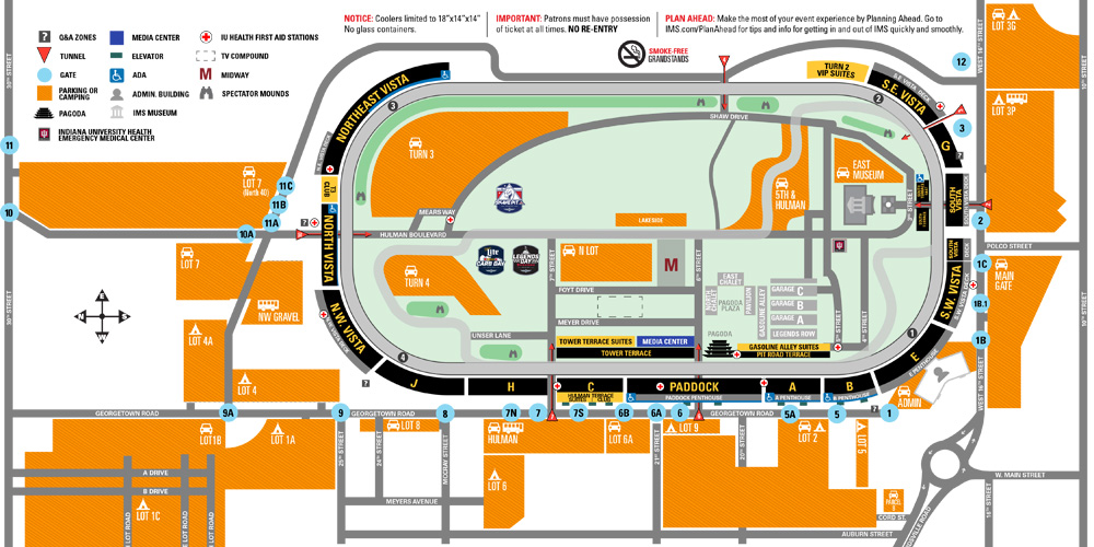 Indianapolis 500 Parking Information
