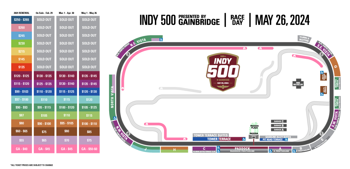 Indy 500 Schedule 2022 Indianapolis 500 Ticket Prices