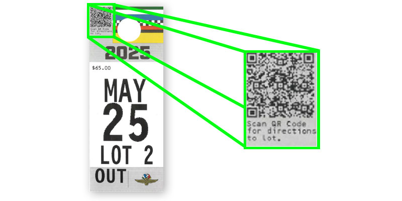 Parking QR Code Example