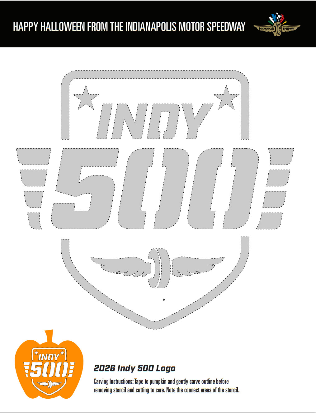 2026 Indy 500 Logo Template