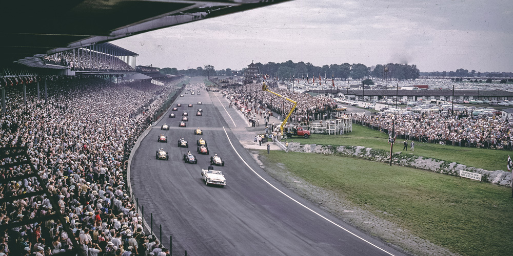 Start of the 1956 Indianapolis 500